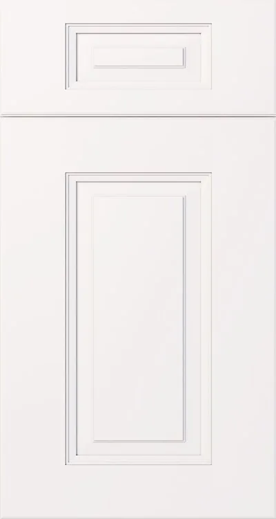 Aspen White cabinet door — by WoodArt Cabinets San Antonio