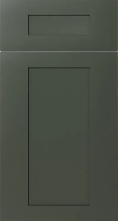 Aston Green cabinet door — by WoodArt Cabinets San Antonio