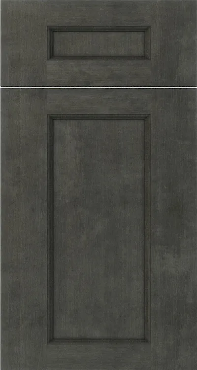 Double Smokey Ash cabinet door — by WoodArt Cabinets San Antonio