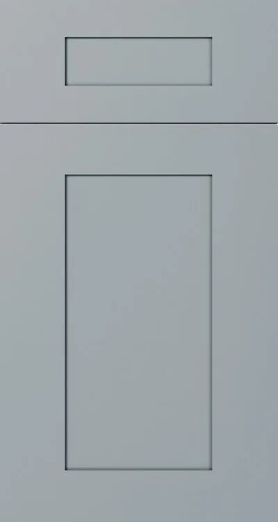 Shaker Gray cabinet door — by WoodArt Cabinets San Antonio