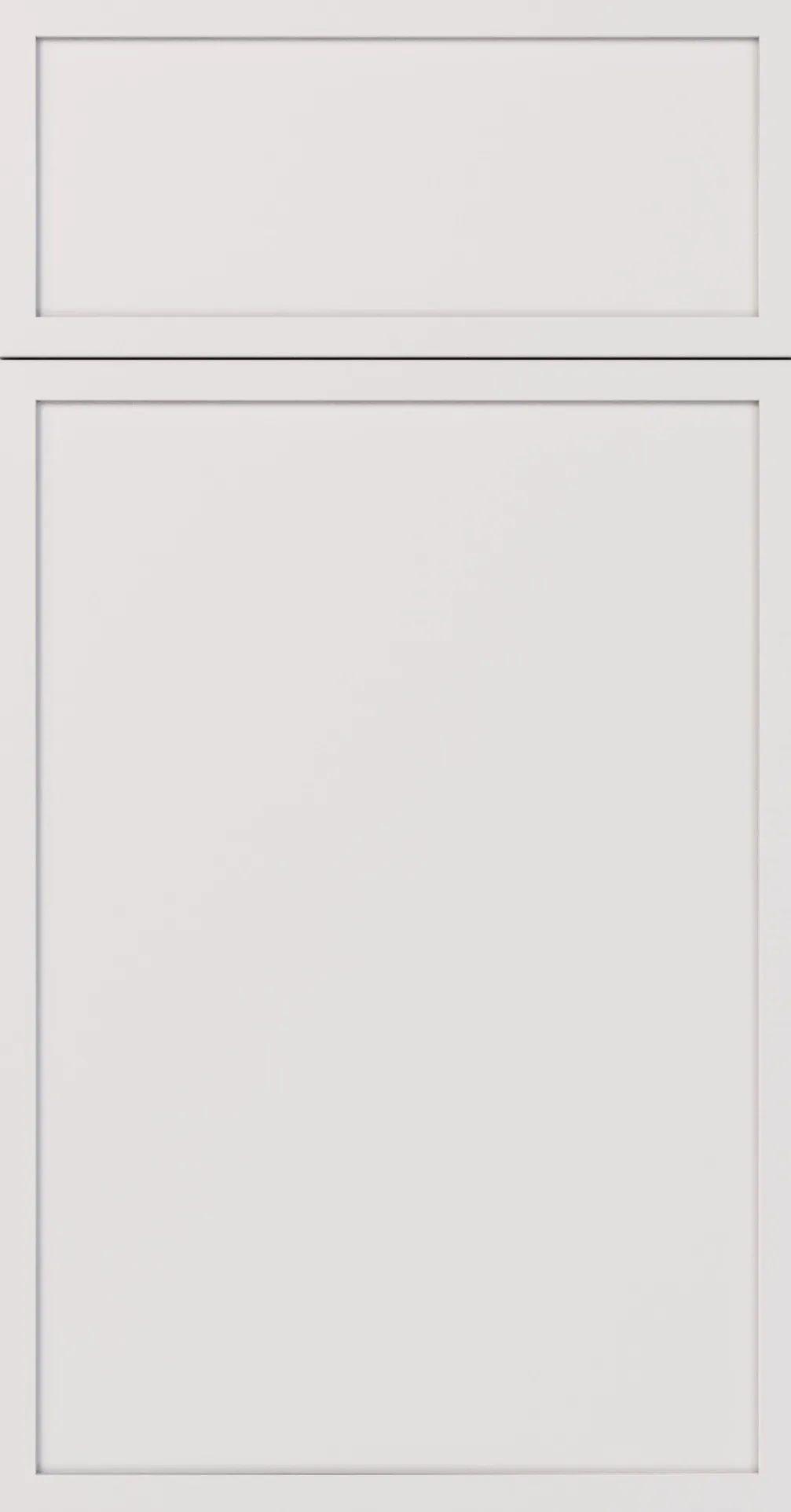 Slim Dove White cabinet door — by WoodArt Cabinets San Antonio