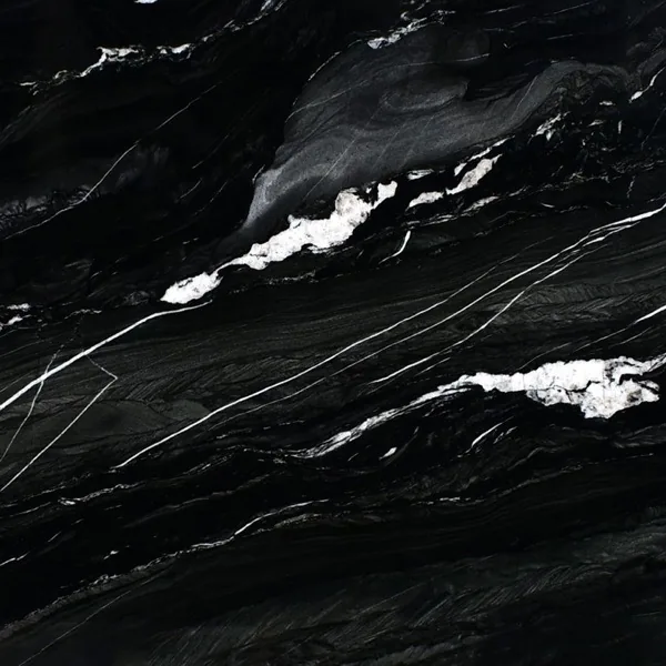 Andes Black quartzite countertop slab — MSI Surfaces — WoodArt Cabinets San Antonio