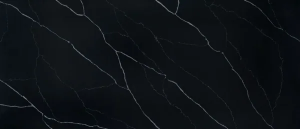 Marquina Midnight quartz countertop slab — MSI Surfaces — WoodArt Cabinets San Antonio