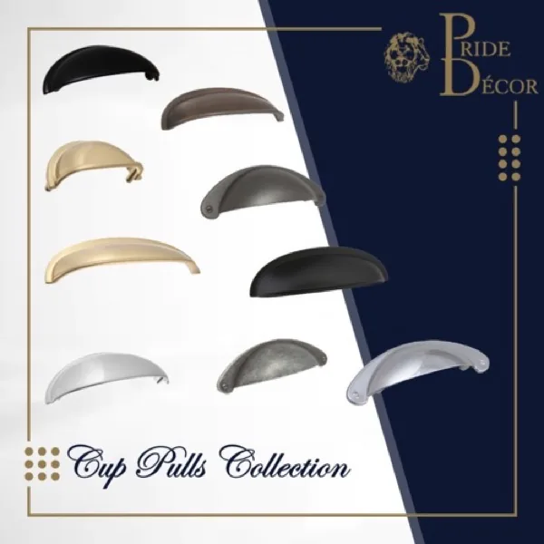 Cup Pulls Collection — Pride Industrial decorative hardware