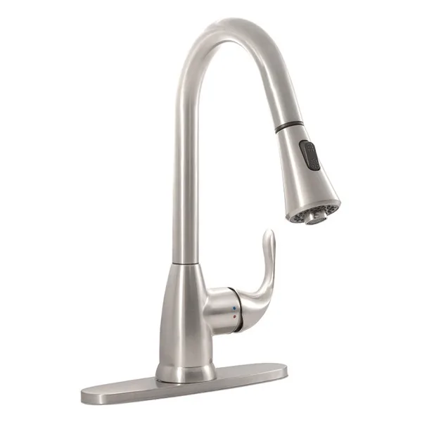 1-Handle Pull-Down Sprayer Kitchen Brushed Nickel — MSI Surfaces faucet