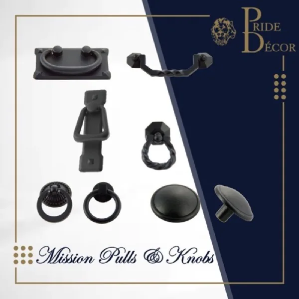 Mission Pulls & Knobs — Pride Industrial decorative hardware