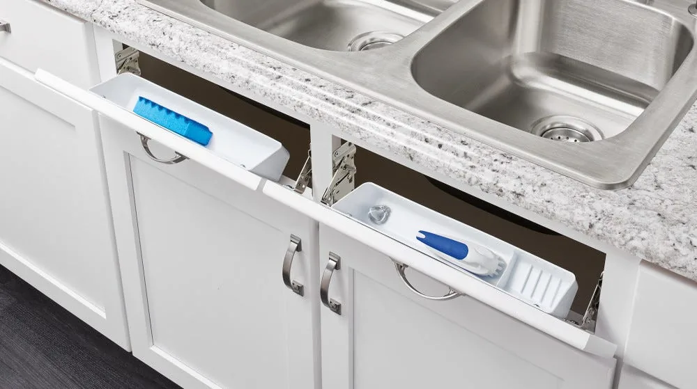 Molded Sink Front Tip-Out Trays 6572 — by Rev-a-Shelf