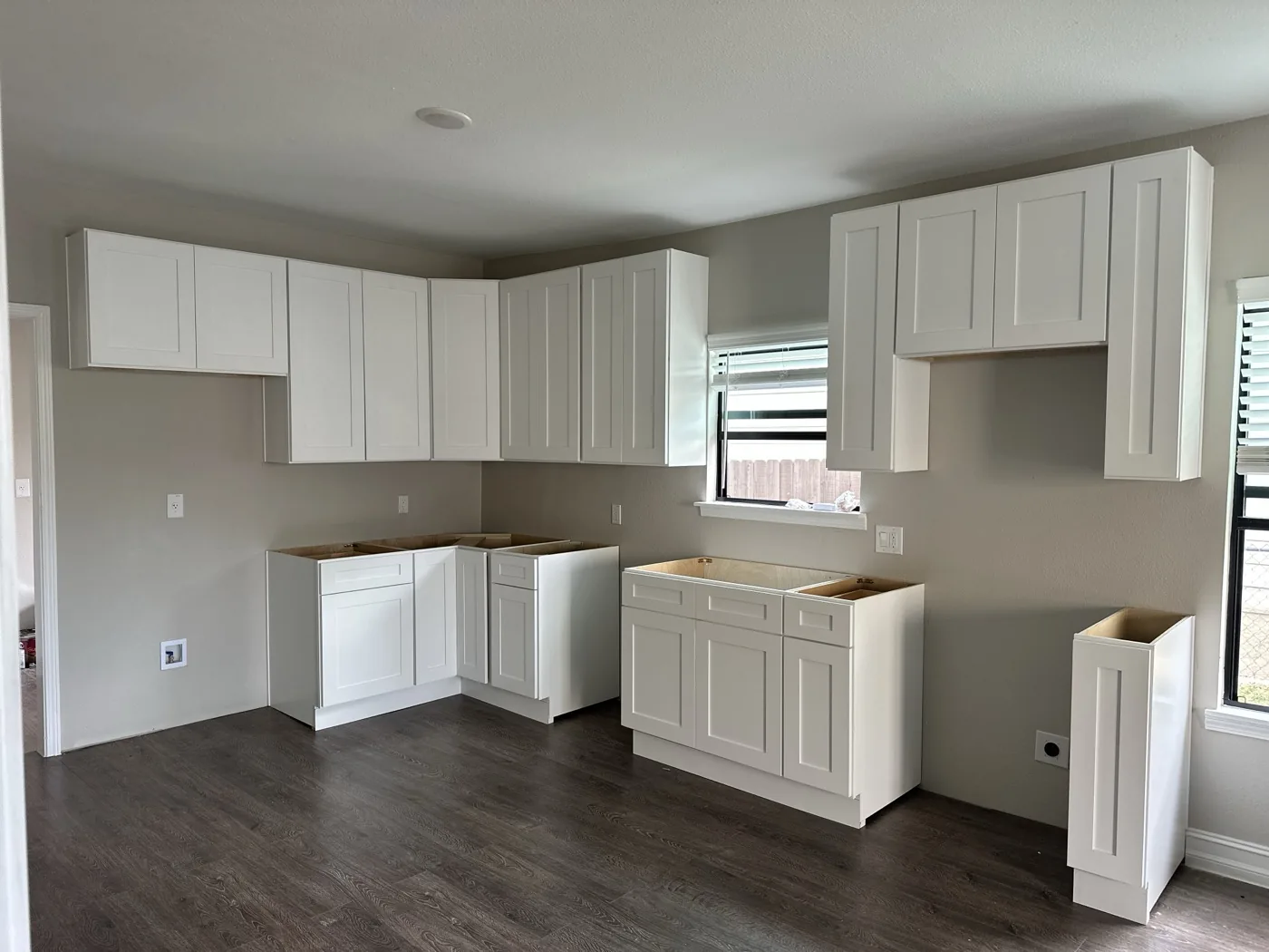 Quartzite countertop install San Antonio — by WoodArt Cabinets